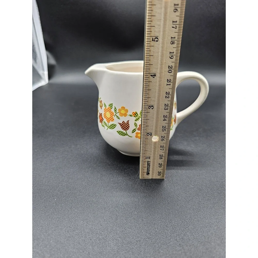Mccoy Pottery‎ USA Patchwork Pattern Creamer #7020